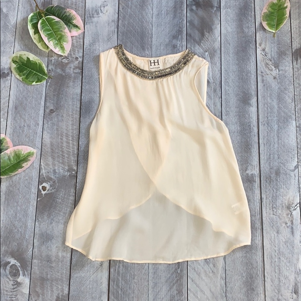 Haute Hippie Jeweled Tank